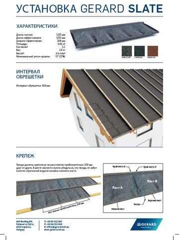 Особливості монтажу Alpine Slate